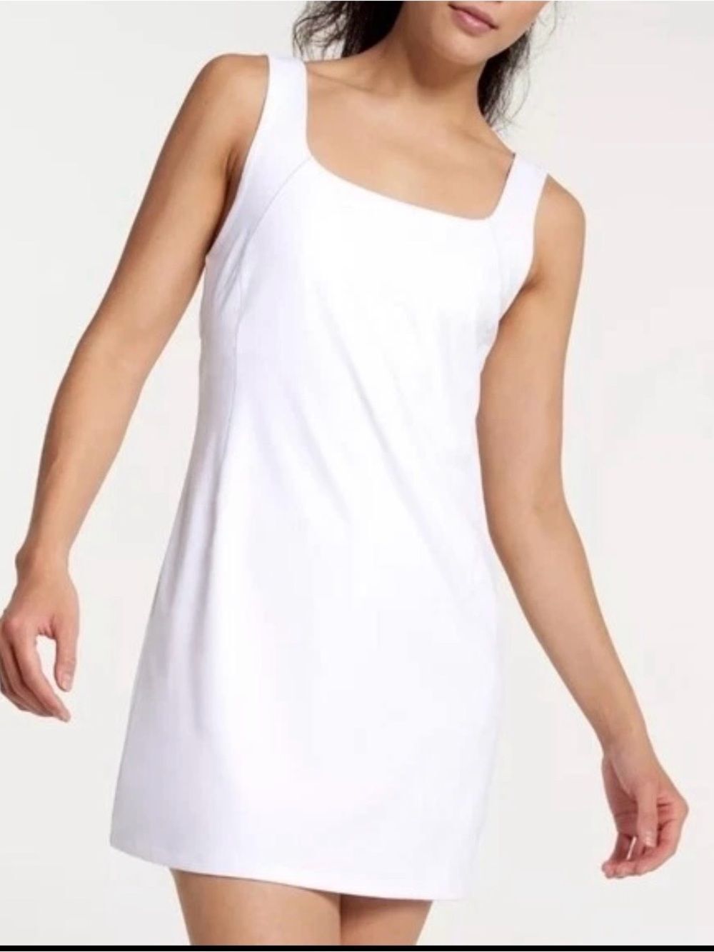 Calia by Carrie Underwood Inspire Scoop Back White Dress Size Medium NWT